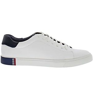 IZOD Ira White Faux Leather Lace Up Casual Shoe Sneakers Mens 13 M